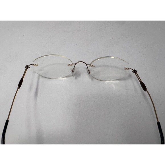 Silhouette M7374 6053 Rimless Eyeglass Frames Gold 19-35-135 Austria Authentic